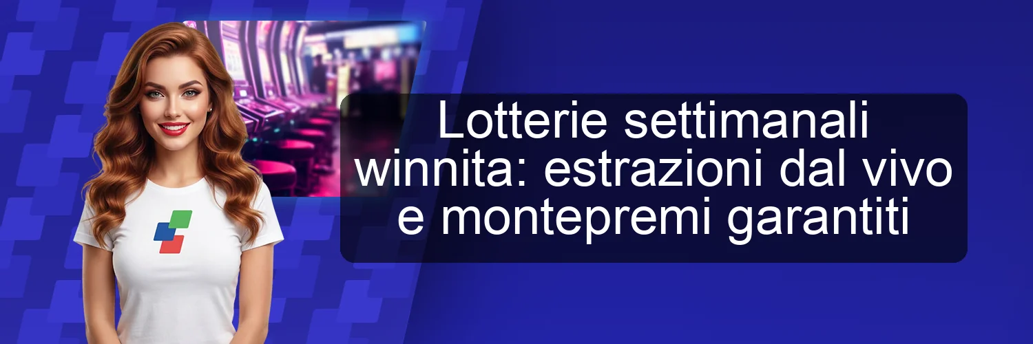 Lotterie settimanali winnita: estrazioni dal vivo e montepremi garantiti Lotterie settimanali winnita: estrazioni dal vivo e montepremi garantiti